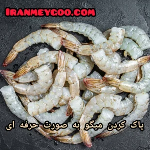 پاک کردن میگو به طور حرفه ای